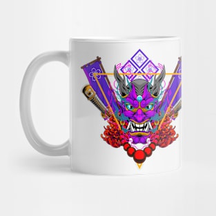 Japanese Oni Mask 6.5 Mug